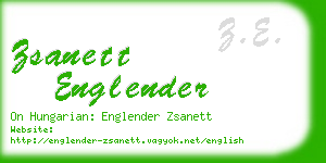 zsanett englender business card